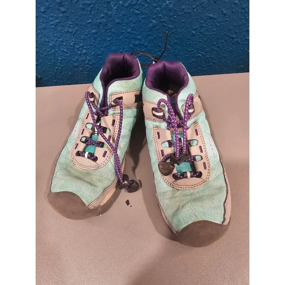 KEEN Targhee Sport Vent Kids Hiking Shoes – Waterfall/Vapor – Youth Size 1